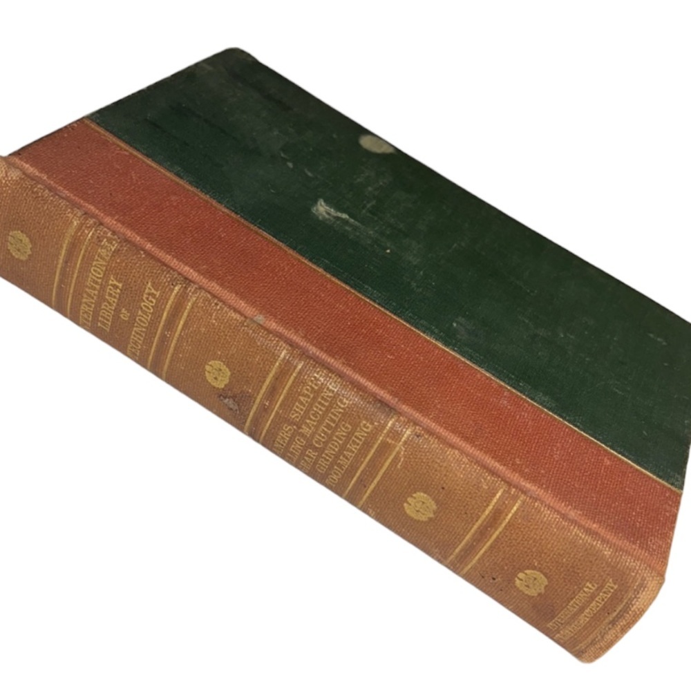 100 YEAR OLD HARDCOVER BOOK INTERNATIONAL LIBRARY OF TECHNOLOGY 1923